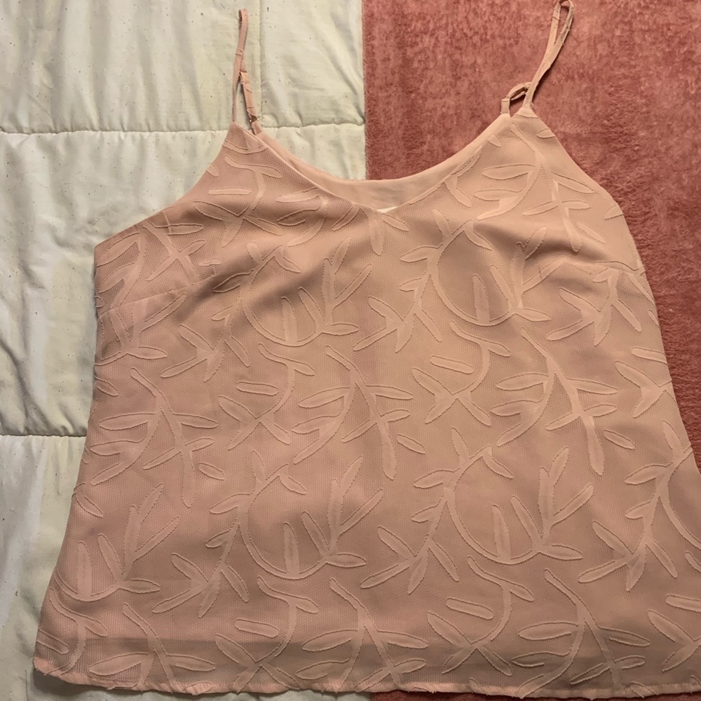 Pink Floral Tank Top